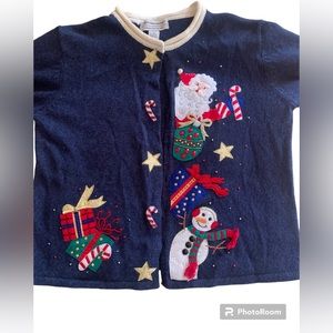 Christmas sweater, size medium, Tiara International